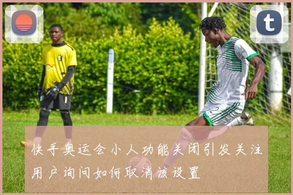 快手奥运会小人功能关闭引发关注用户询问如何取消该设置