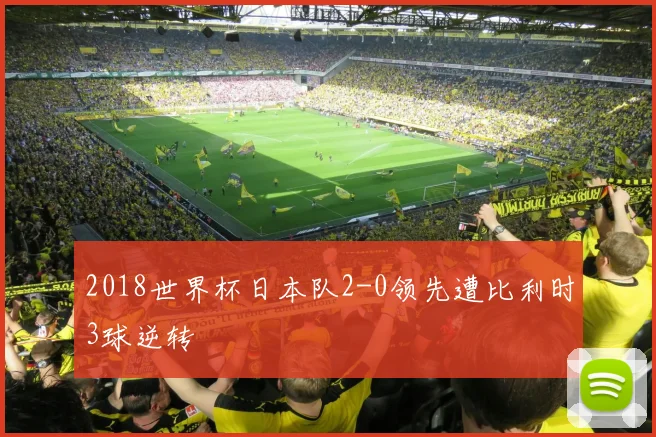 2018世界杯日本队2-0领先遭比利时3球逆转